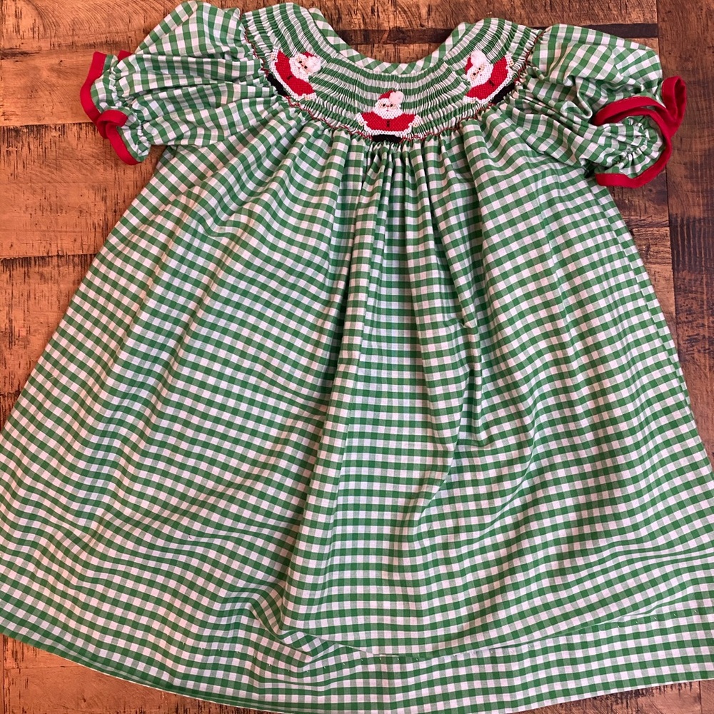 Smocked Christmas Dress